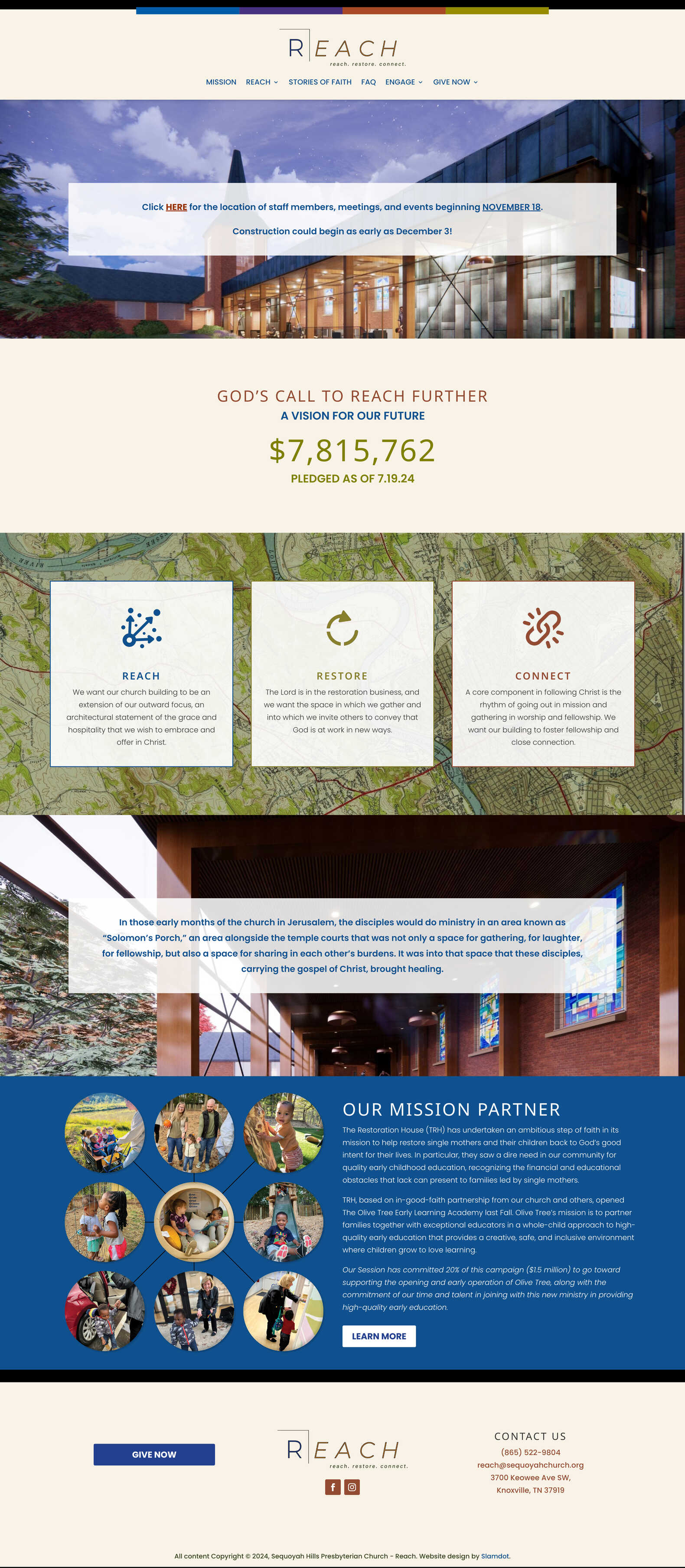 Sequoyah Hills Presbyterian Church Capital Campaign